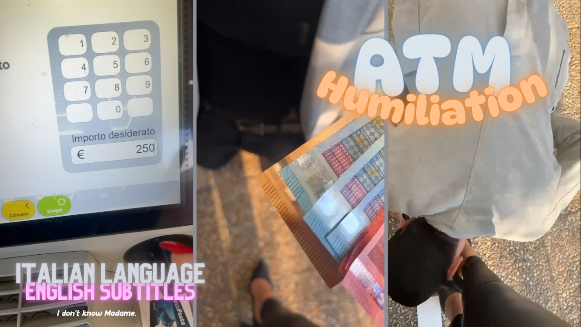 Drained and humiliated at the ATM